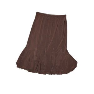 Vintage Joseph Ribkoff Jupe 1980s Twirly Layered Spandex Pull On Tiered Skirt